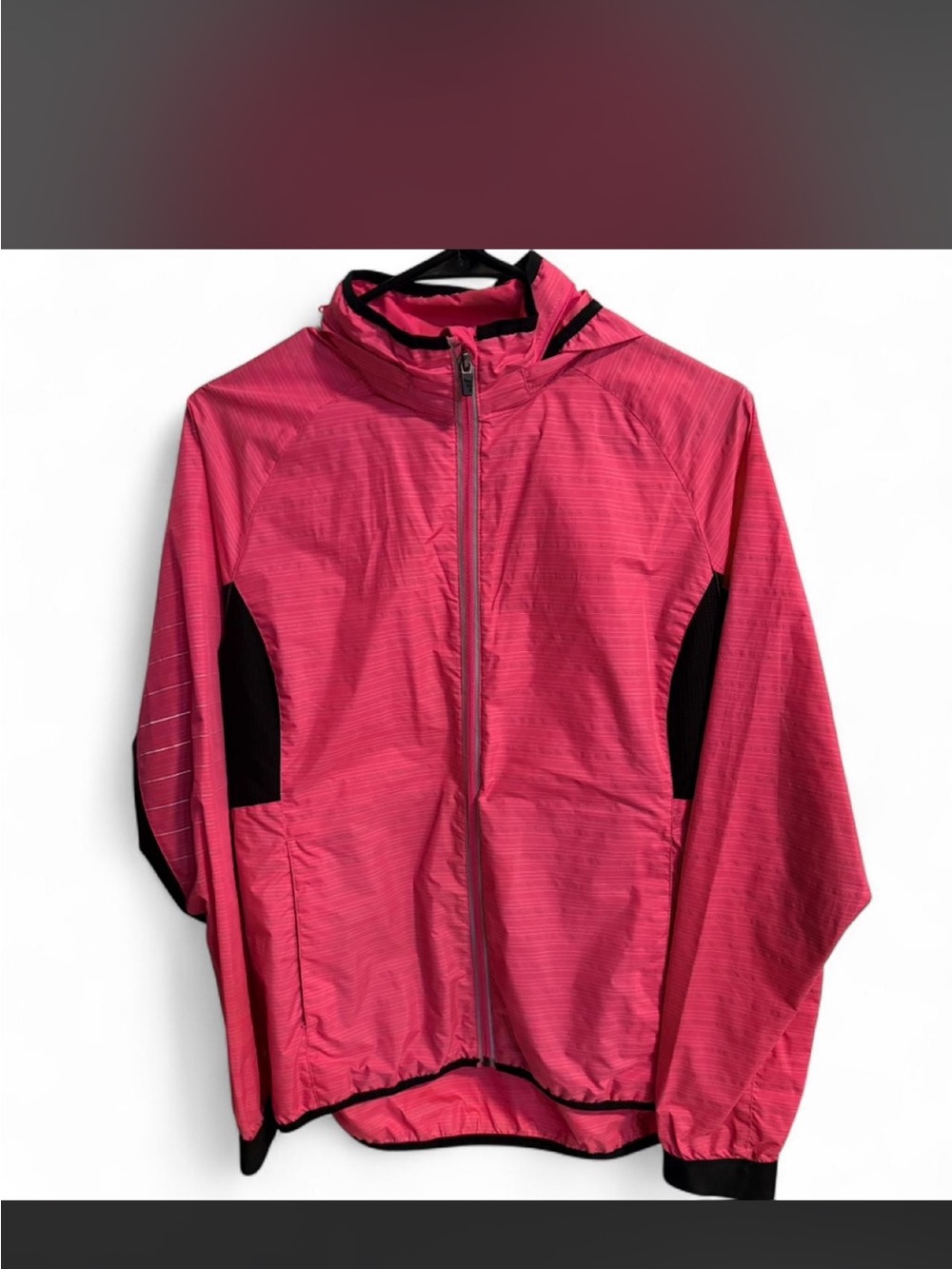 Women’s Pink Utility Hooded Jacket with Contrast Panels